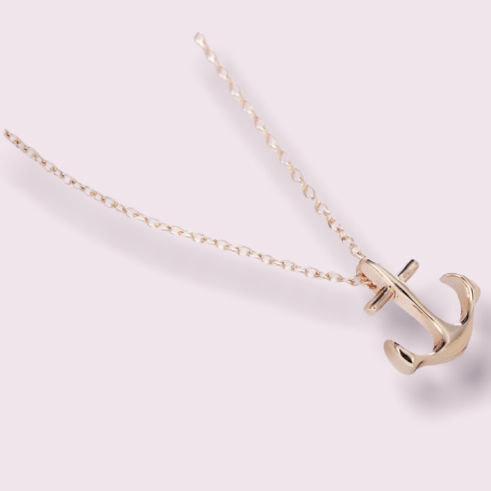 Host Pick!! Anchor Pendant Necklace Gold Color